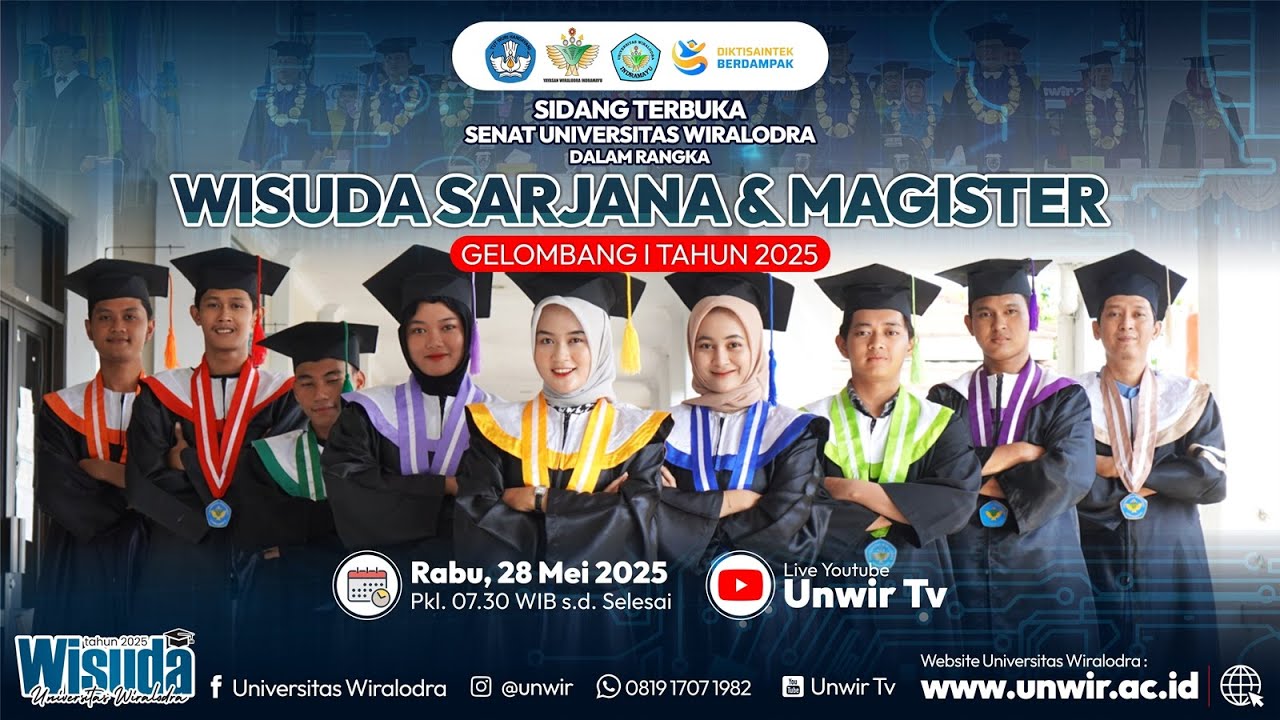 LIVE SIDANG TERBUKA SENAT UNIVERSITAS WIRALODRA DALAM RANGKA WISUDA SARJANA & MAGISTER GELOMBANG I