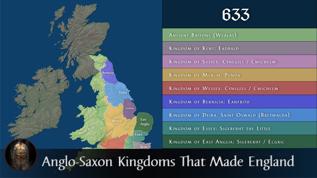 The Anglo Saxon Kingdoms that made England | DiscoverMiddleAges