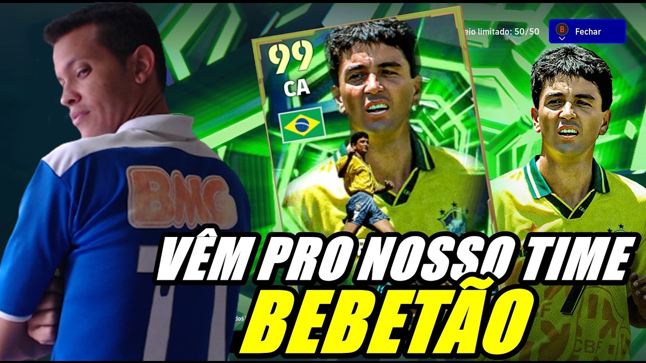 HOJE TEM PACK OPEN - VÊM PRO NOSSO TIME BEBETO #efootball