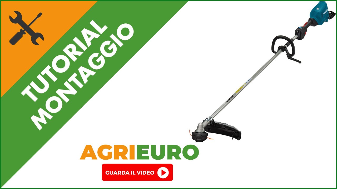 Decespugliatore a batteria Makita DUR369LZ: montaggio del prodotto