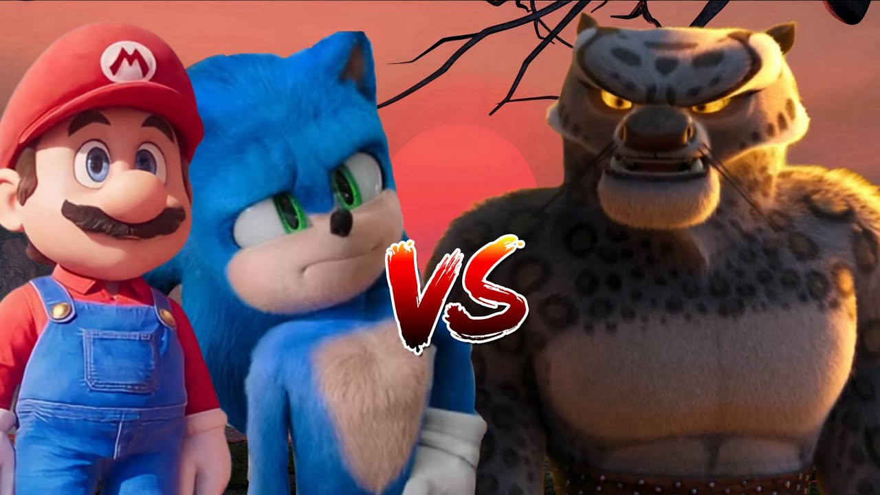 Mario and Sonic vs Tai Lung