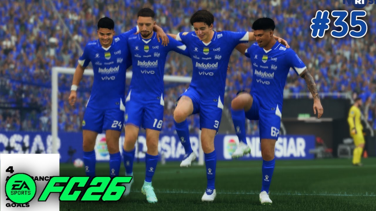 Maung ditahan Macan Putih dan menumbangkan Laskar Kalinyamat I FC 26 I Persib Career Mode #35