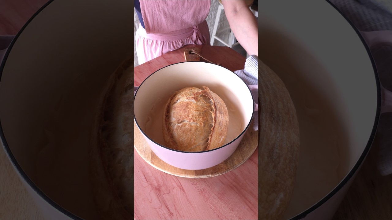 Sourdough bread recipe step by step / Receta de pan de masa madre paso a paso #food #sourdough