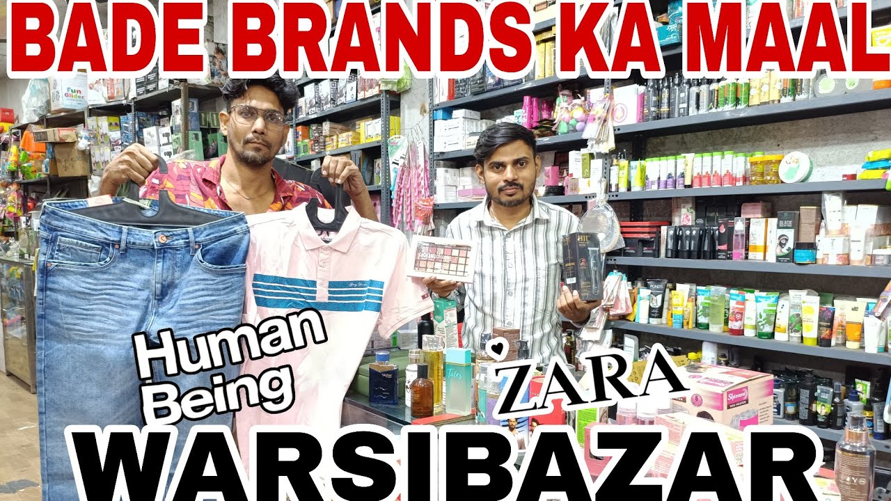 Beinghuman, polo, zara jaise kapde or perfumes 