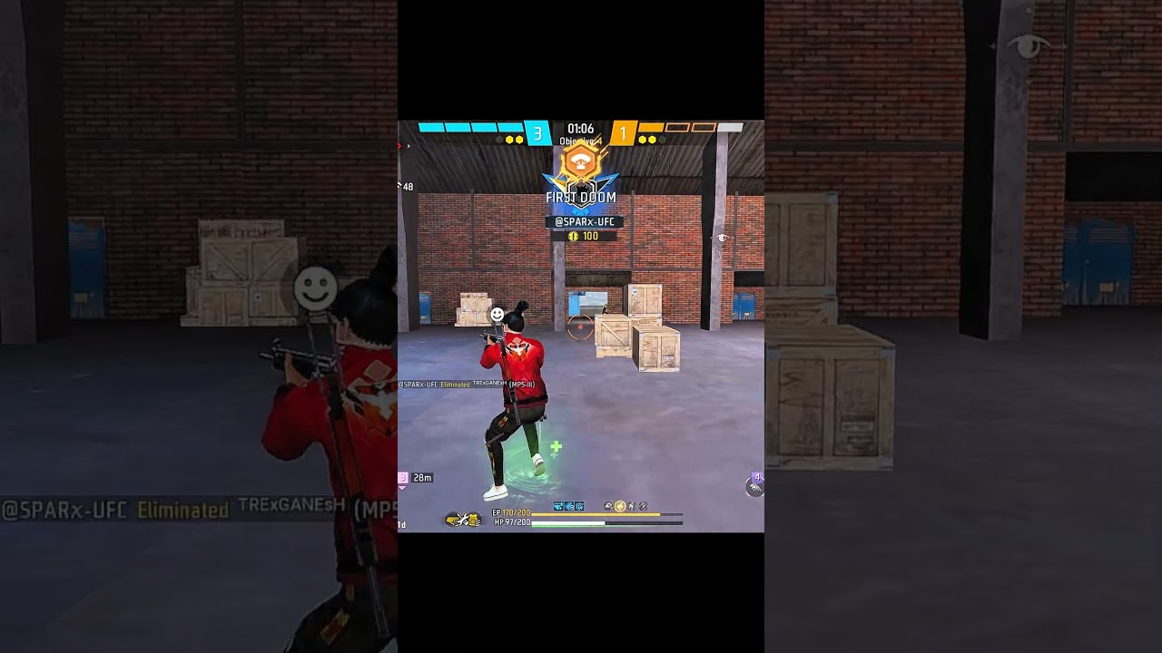 1 vs 4 Clutch Gameplay 🔥 #freefire #shorts#freefire #freefireshorts #ffshorts #gaming #shorts