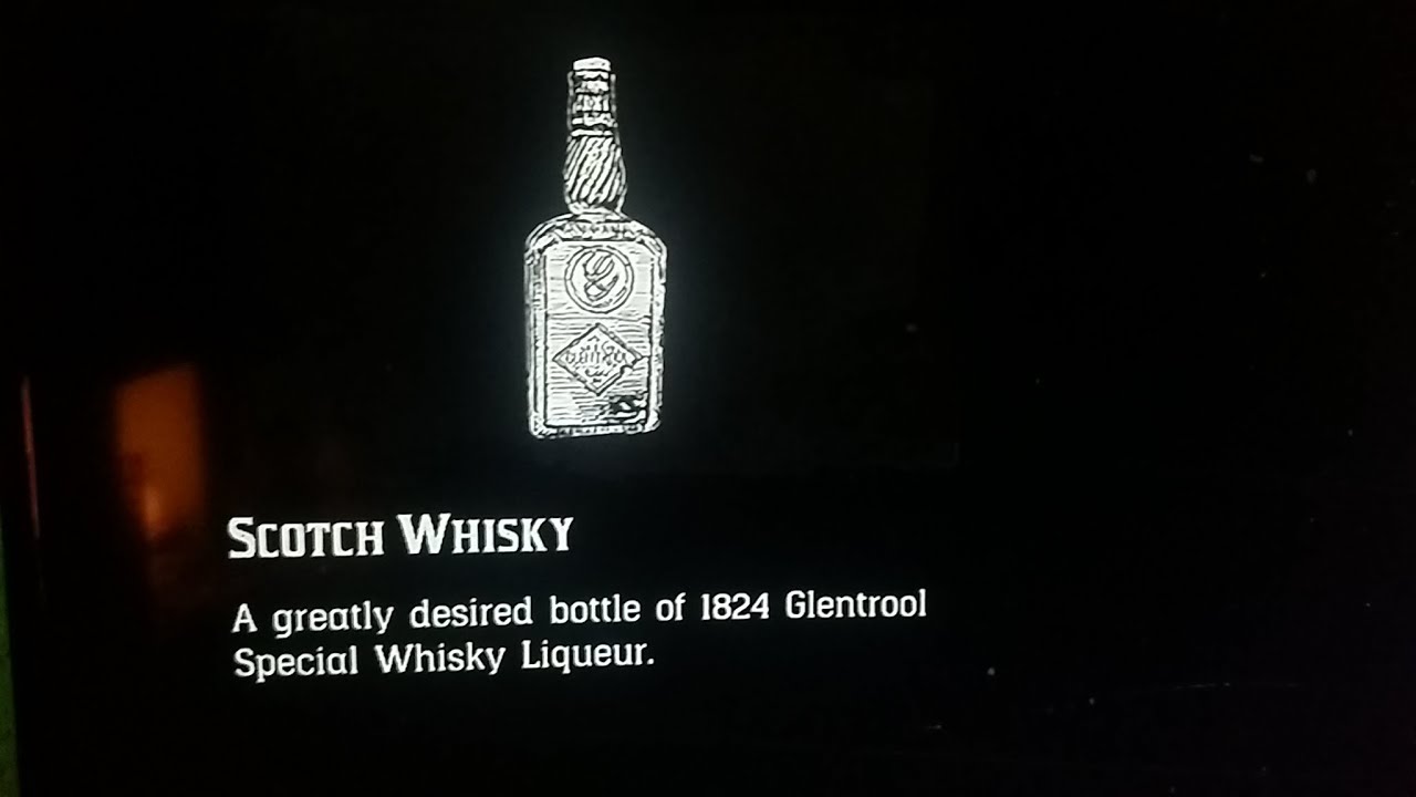 Red Dead Online - Antique Alcohol Bottles - Scotch Whiskey