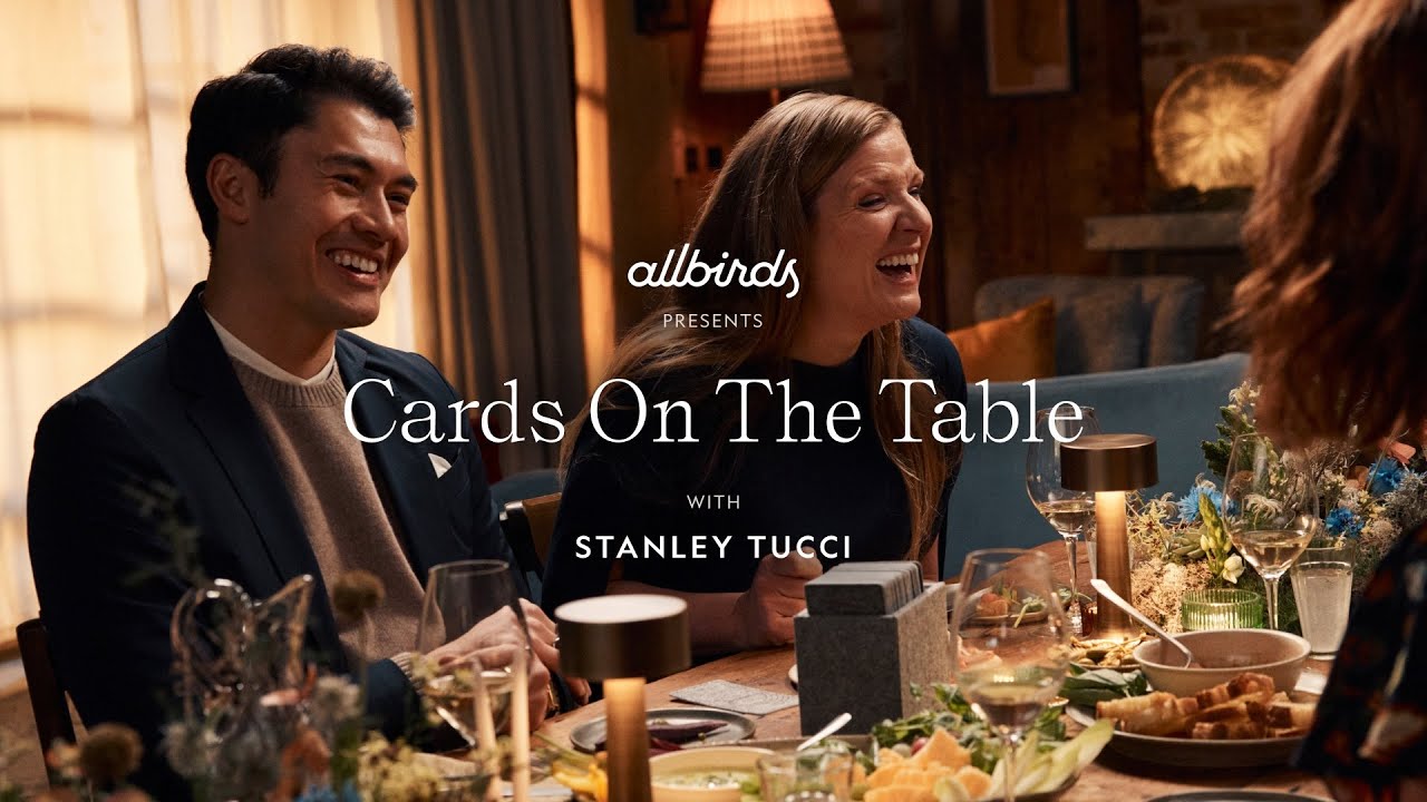 Stanley Tucci Puts his Cards on the Table with Henry Golding, Molly Ringwald, & Chantelle Nicholson