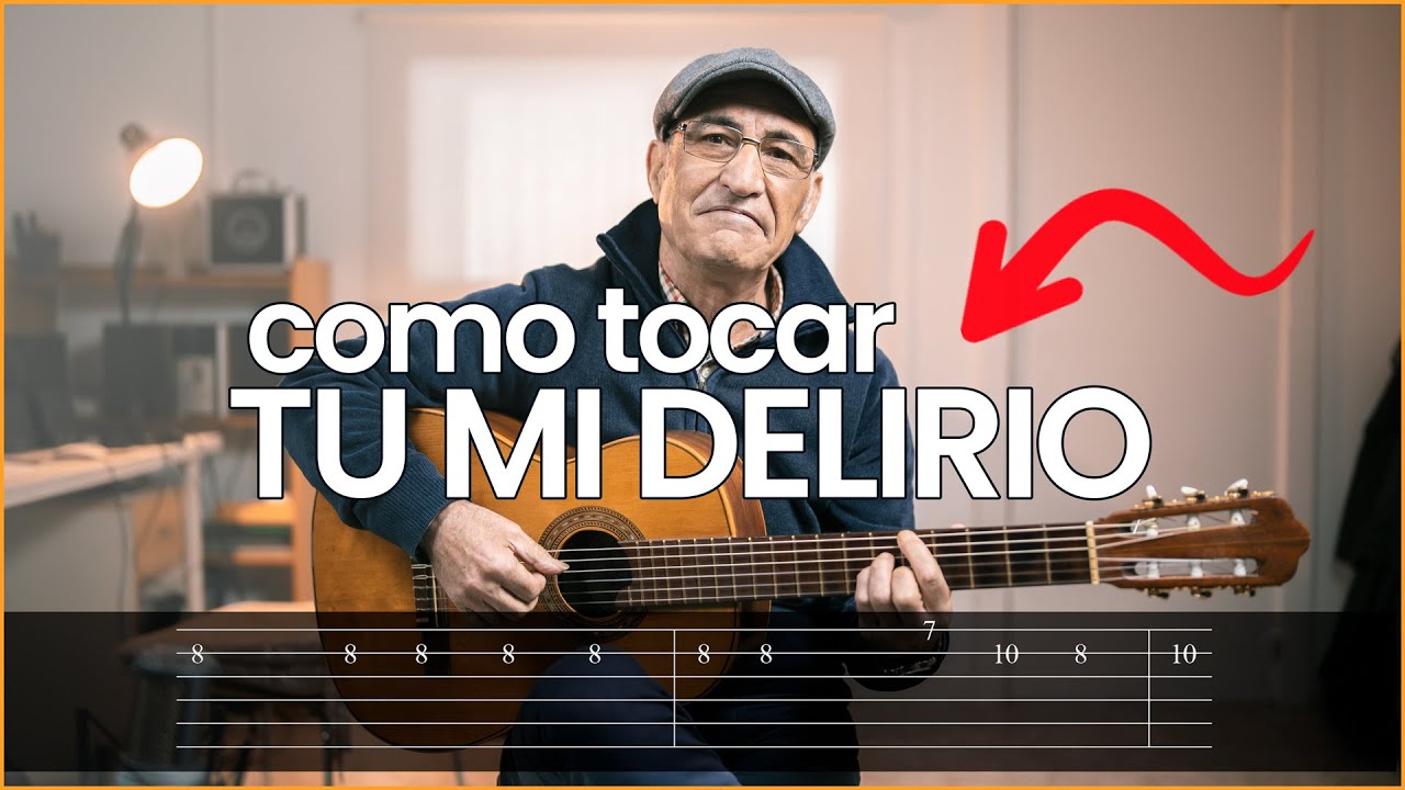 Como tocar TU MI DELIRIO en Guitarra 🎸 | 🎵 Perfecto para el día de los ENAMORADOS (quedan avisados)