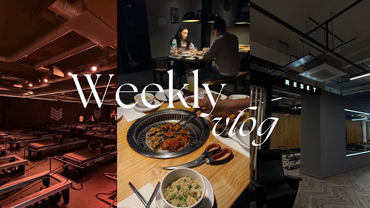 weekly vlog | pilates, korean bbq, karaoke & more xo
