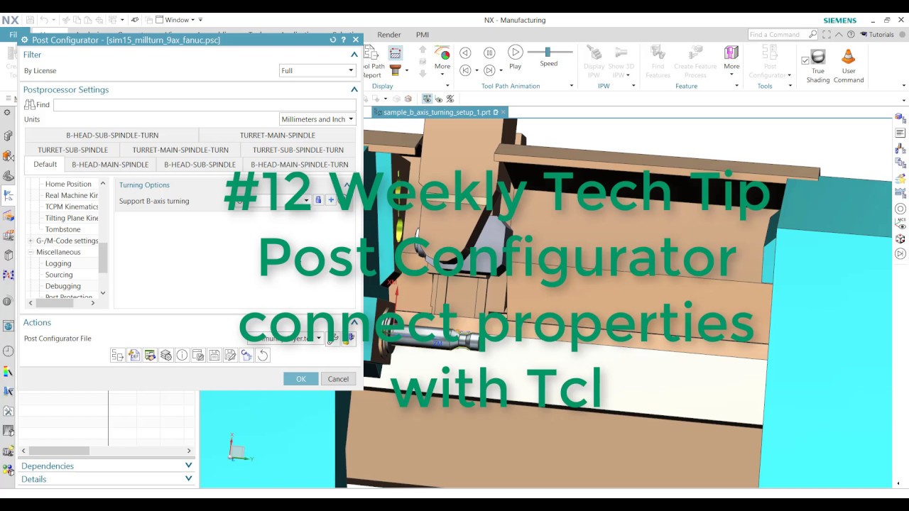 Weekly Tech Tip #12 - Post Configurator connect properties with Tcl