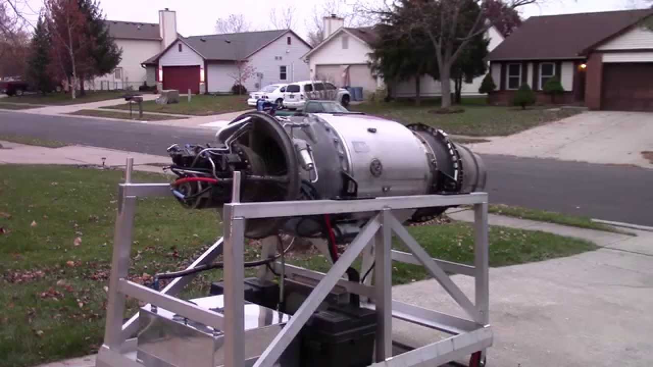 Fairchild J44 Turbojet Engine, Driveway Run 2