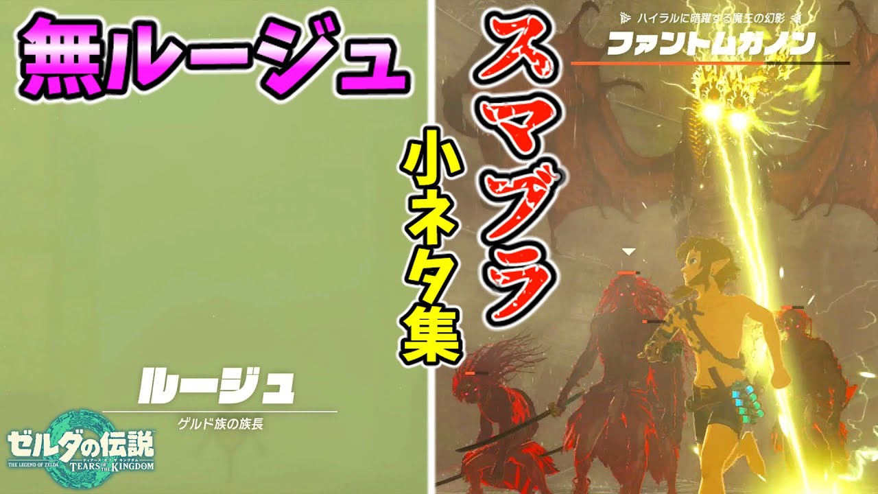 ファントムガノンと一緒に冒険できるバグ技！？光の壁を抜けたいなど小ネタ集(ver1.1.0)【ティアキン TotK】裏技 バグ 検証 ゆっくり実況 glitch