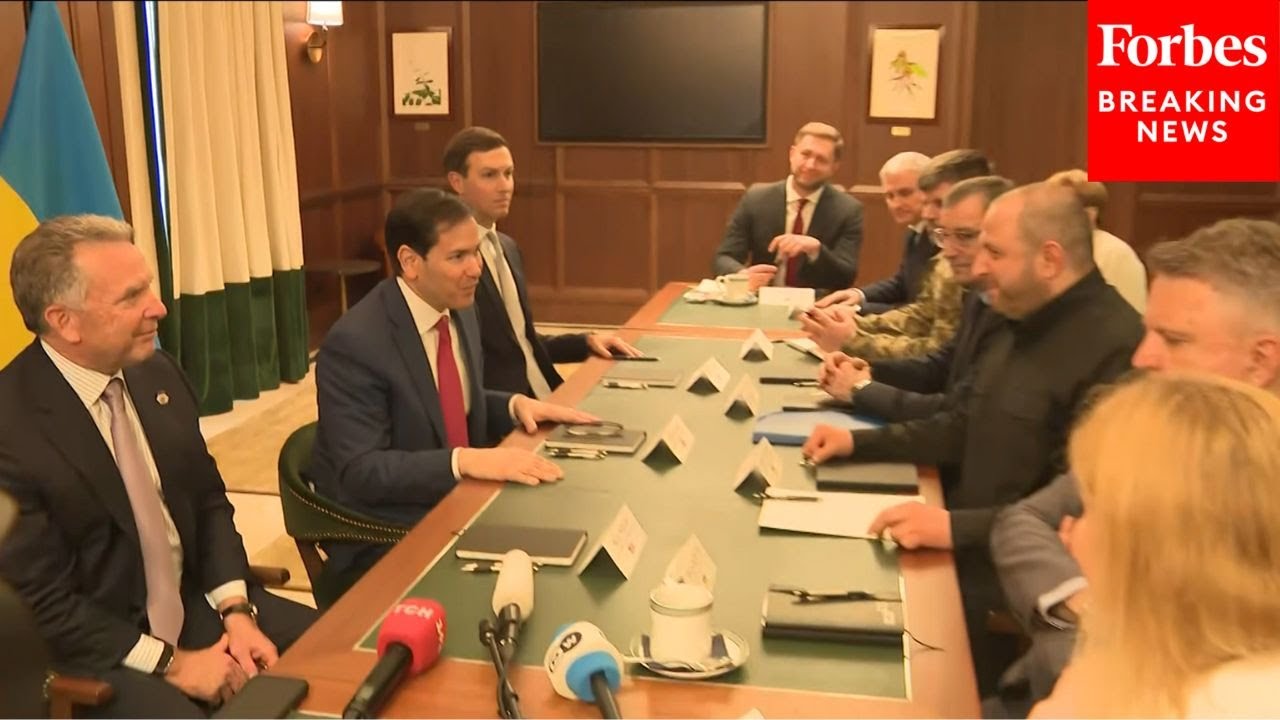 JUST IN: Marco Rubio, Steve Witkoff, And Jared Kushner Meet With Ukrainian Officials In Florida