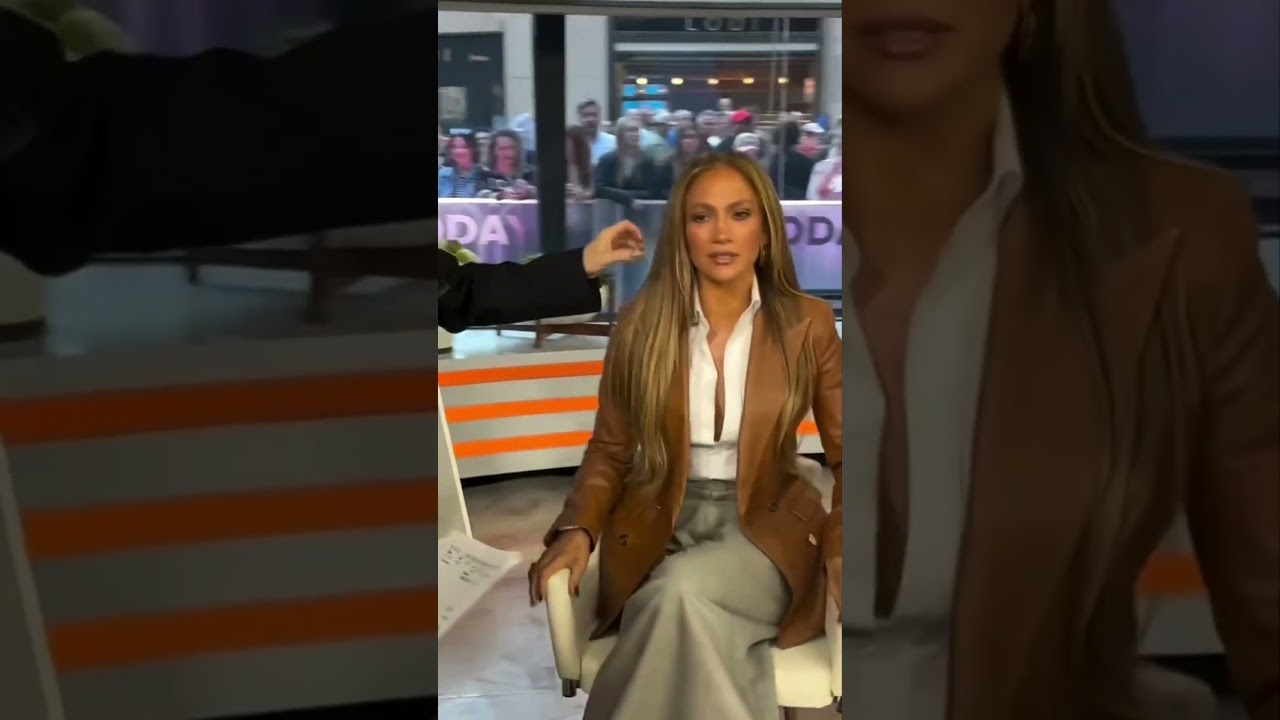 Jennifer Lopez on Today Show.😍🤎✨️#JLo #JenniferLopez #KissoftheSpiderWoman