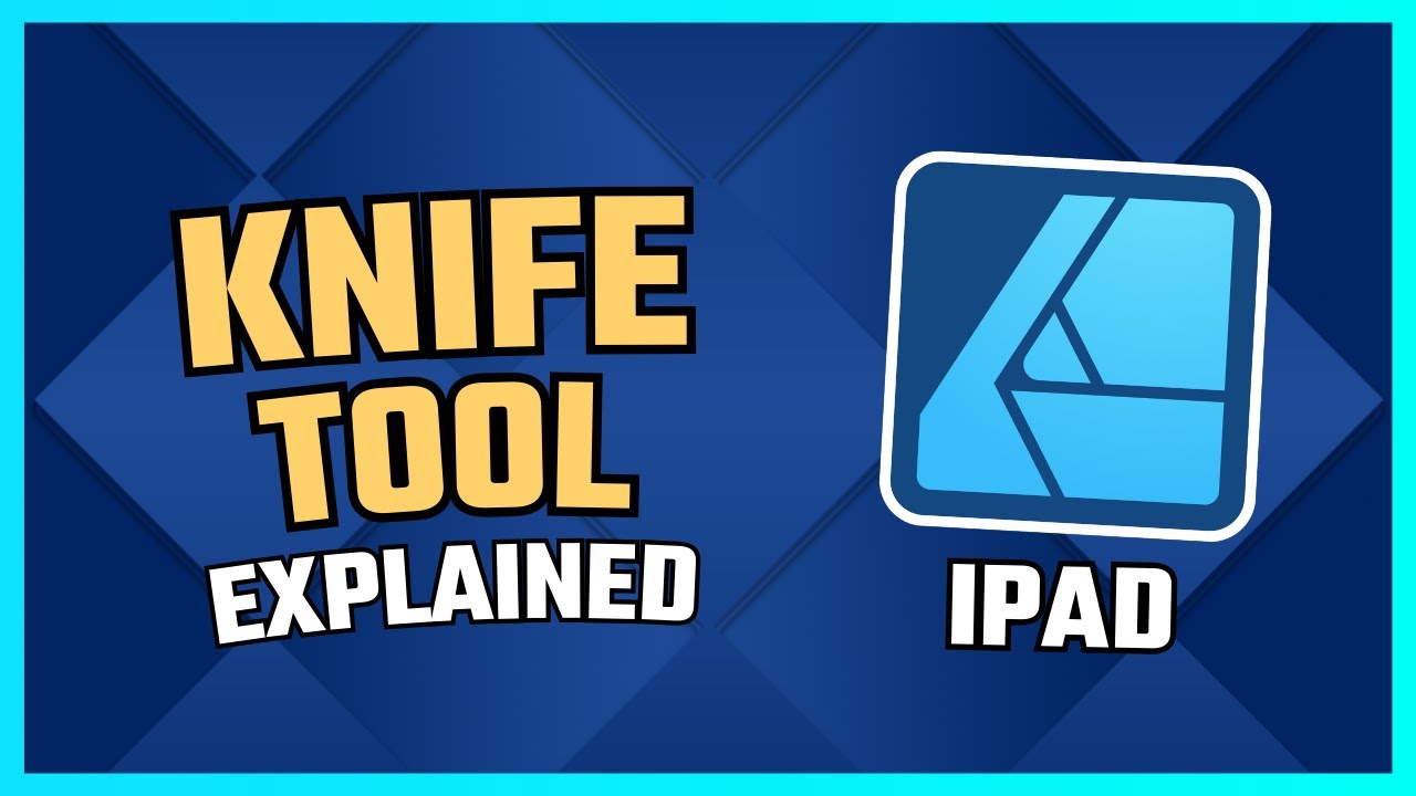 Knife Tool for Beginners | Affinity Designer IPAD