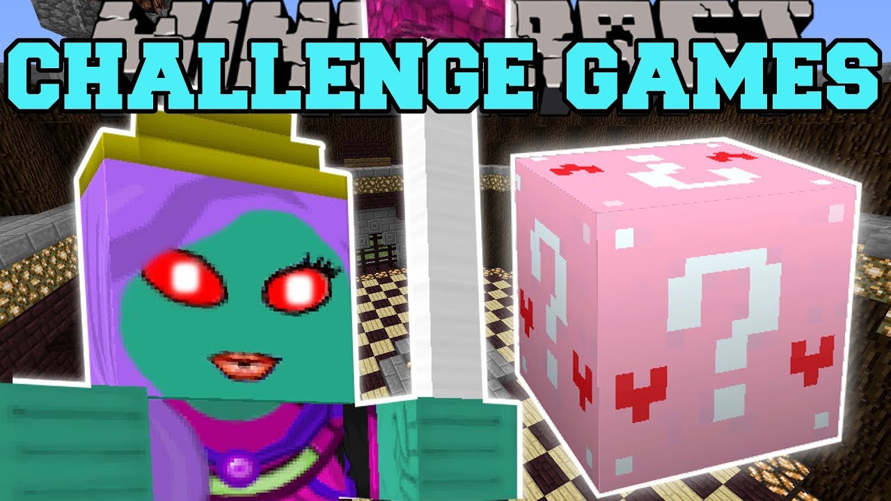 Minecraft: ИГРЫ-ИСПЫТАНИЯ КОРОЛЕВЫ ЗОМБИ - Мод Lucky Block - Мини-игра с модами