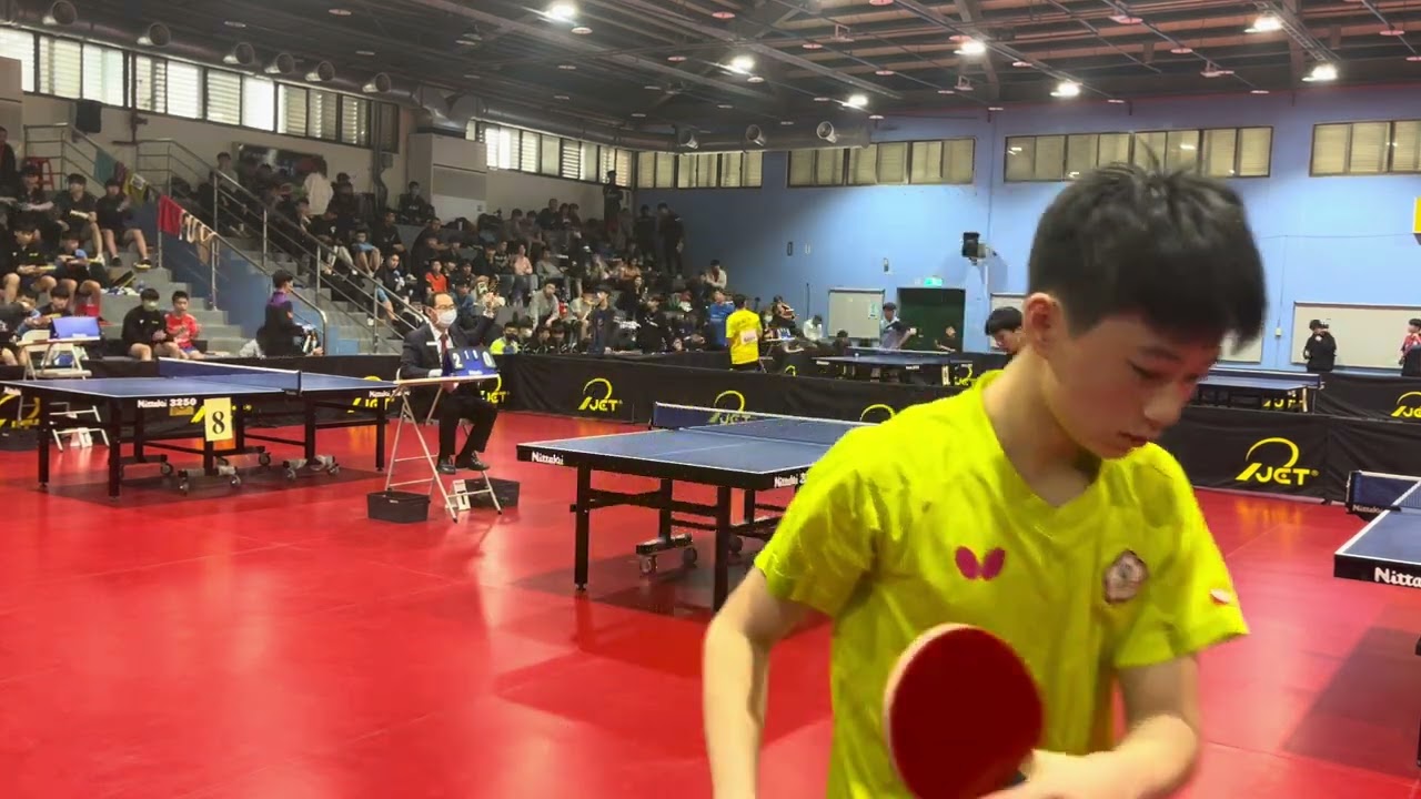 114年度U19桌球國手選拔賽第一輪決選 郭冠宏 VS 楊皓任