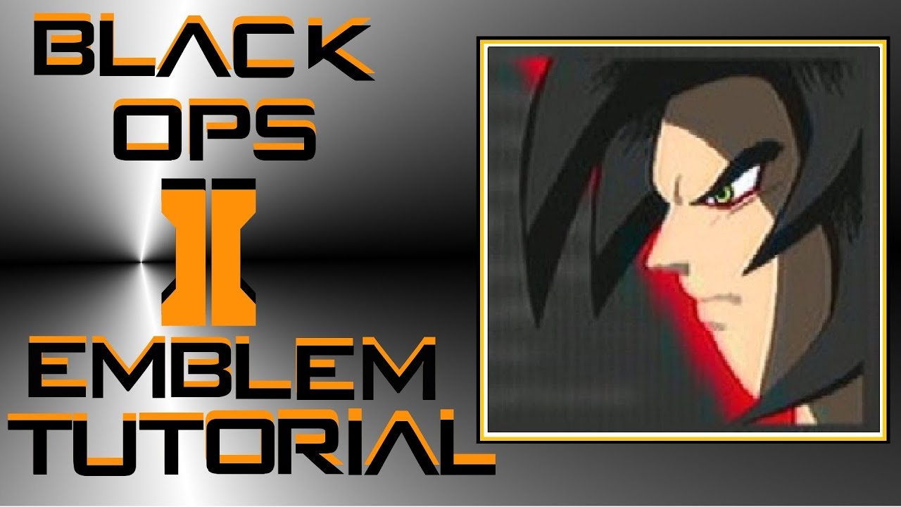 Call of Duty Black Ops 2 : Dragon Ball Z Goku SSJ4 Emblem Tutorial