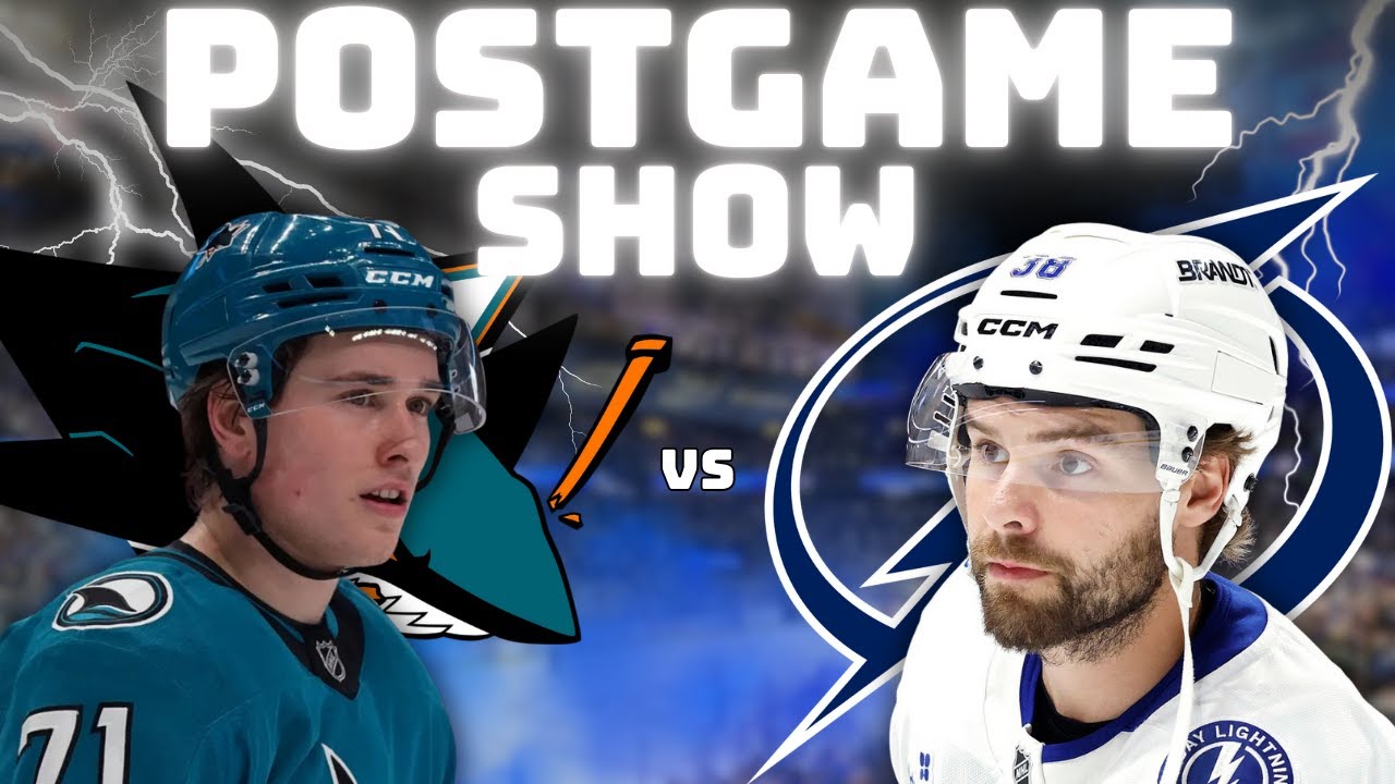 Tampa Bay Lightning vs San Jose Sharks Postgame Show!! BOLTS DEFEAT SHARKS 4-1