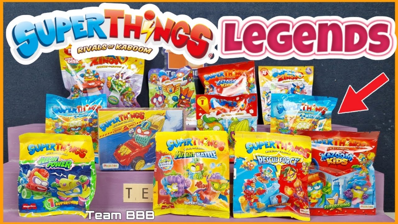 SUPERTHINGS LEGENDS Release Day Special! Superzings opening! Every blind bag series