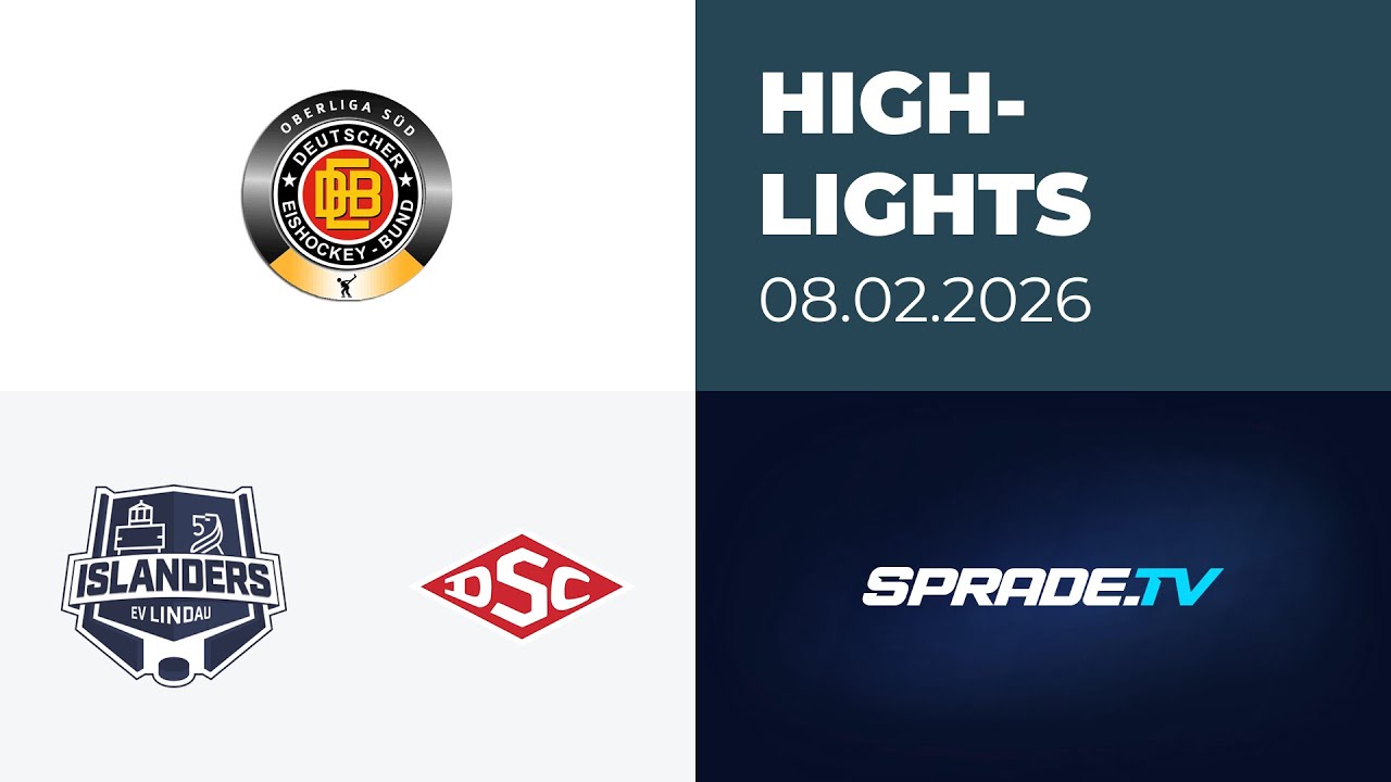 08.02.2026 - Highlights - EV Lindau Islanders vs. Deggendorfer SC