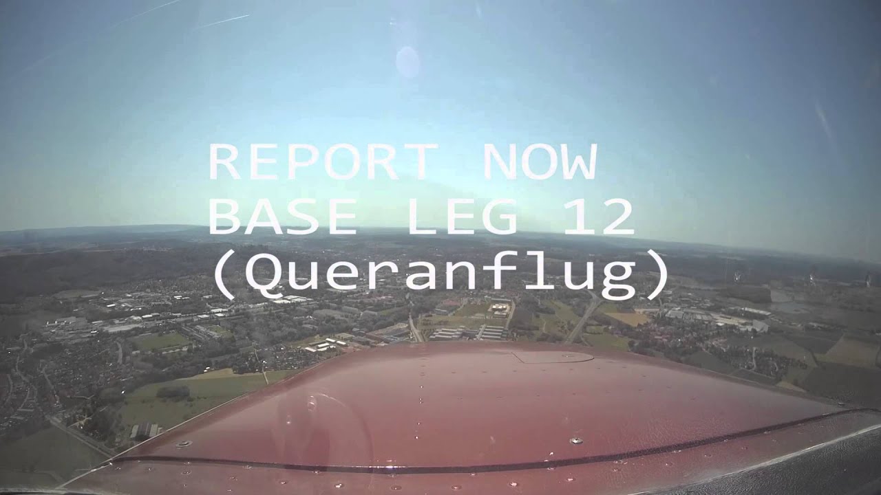EDQC approach RWY12 with traffic circuit from the west
