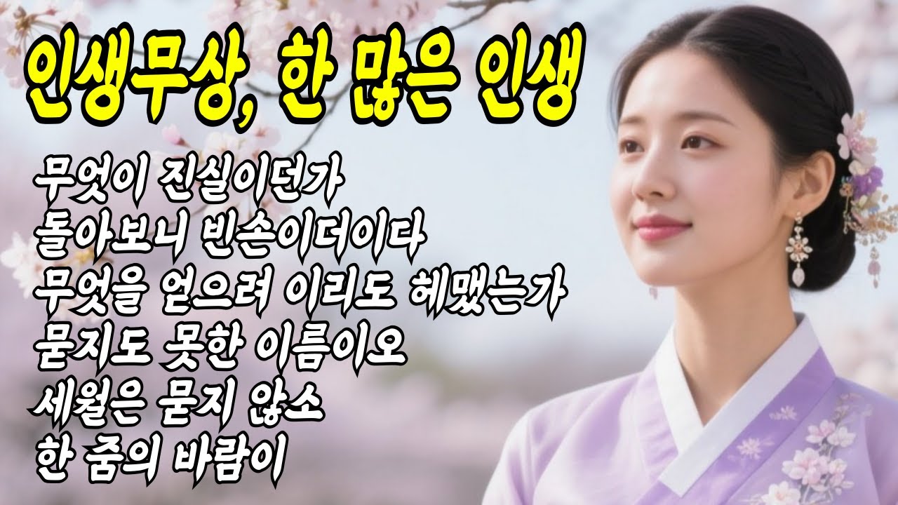 [👍실시간]  인생 무상... 왜 그리 먼 길을.. #kpop#국악트로트 #Kpop #7080