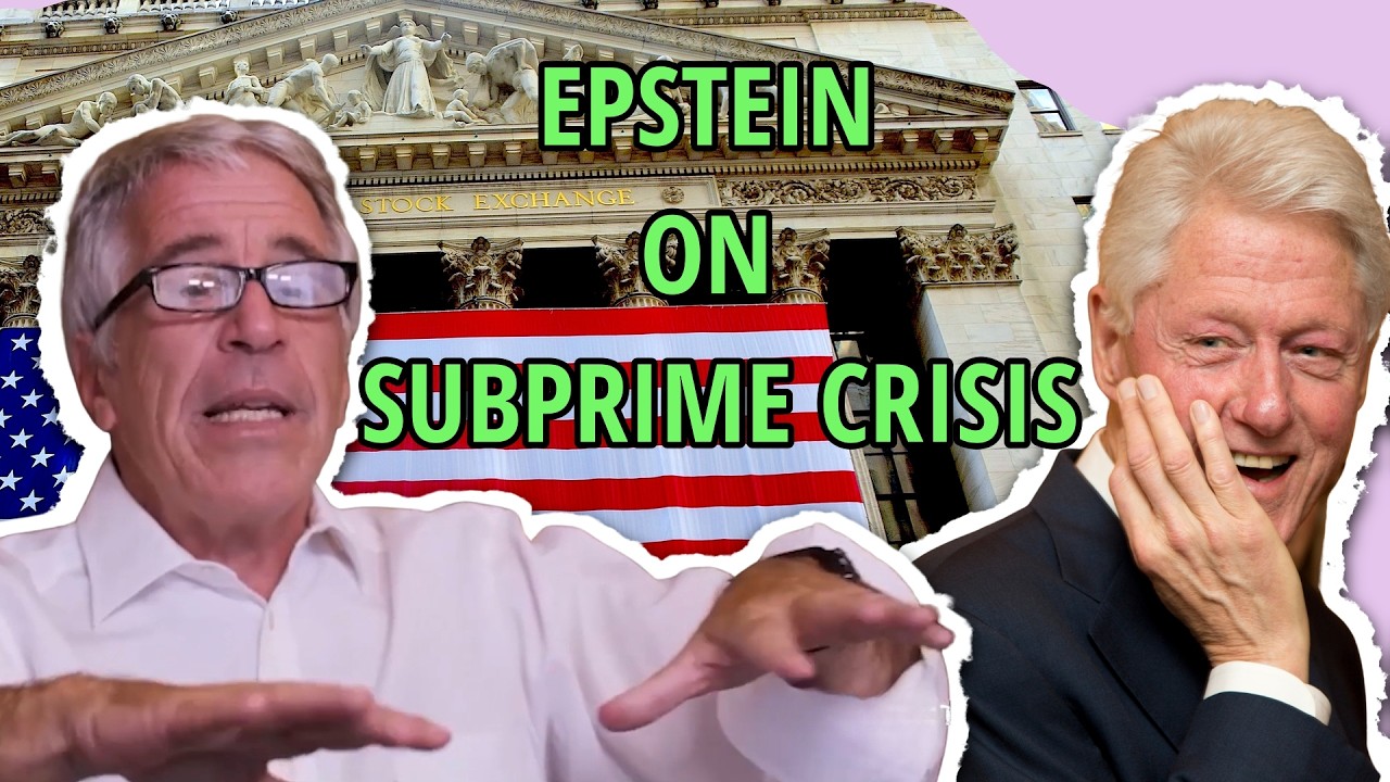 Jeffrey Epstein explains the subprime crisis