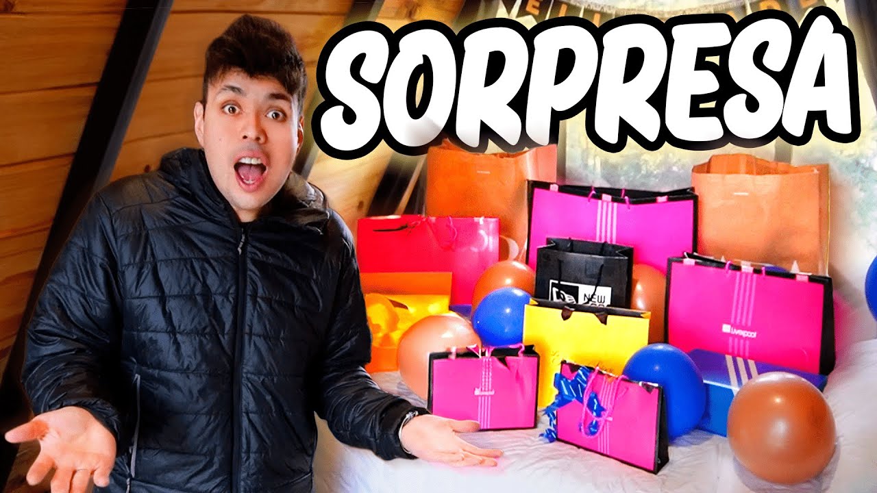 SORPRESA A MI NOVIO EN SU CUMPLEAÑOS - VIAJÉ CON TODA SU FAMILIA!