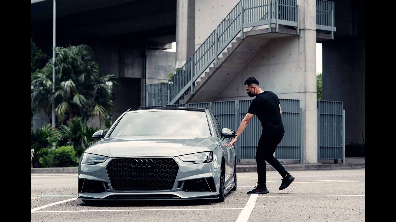 Audi A4 Avant B9 with Airrex  | Taipei, Taiwan l 4K