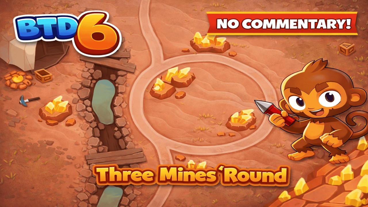 Three Mines 'Round │ Bloons Tower Defence 6 | Playthrough #3