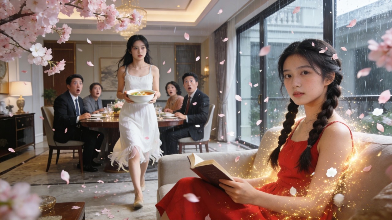 ¡Una mujer del libro que lee mentes! Castiga traidores y todos la adoran.