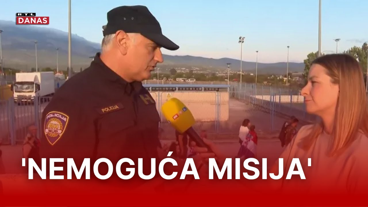 Razgovarali smo s policijom uoči koncerta Marka Perkovića Thompsona u Sinju | RTL Danas