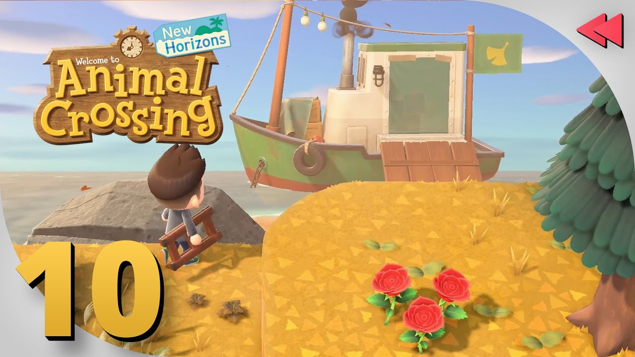 ROUNARD DÉBARQUE SUR L'ÎLE (Animal Crossing: New Horizons #10)
