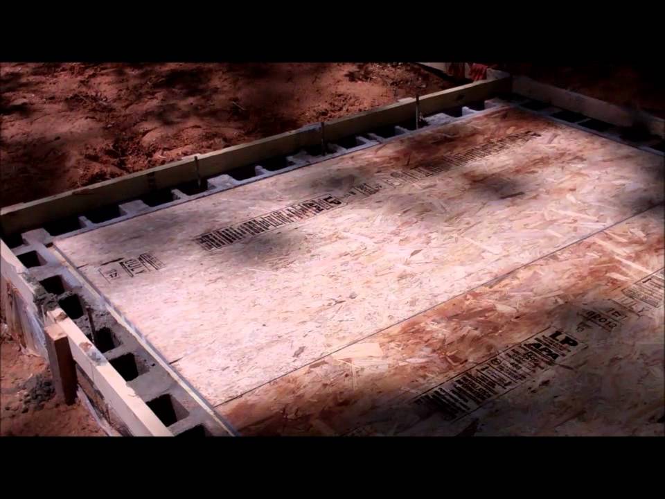 Root cellar roof .