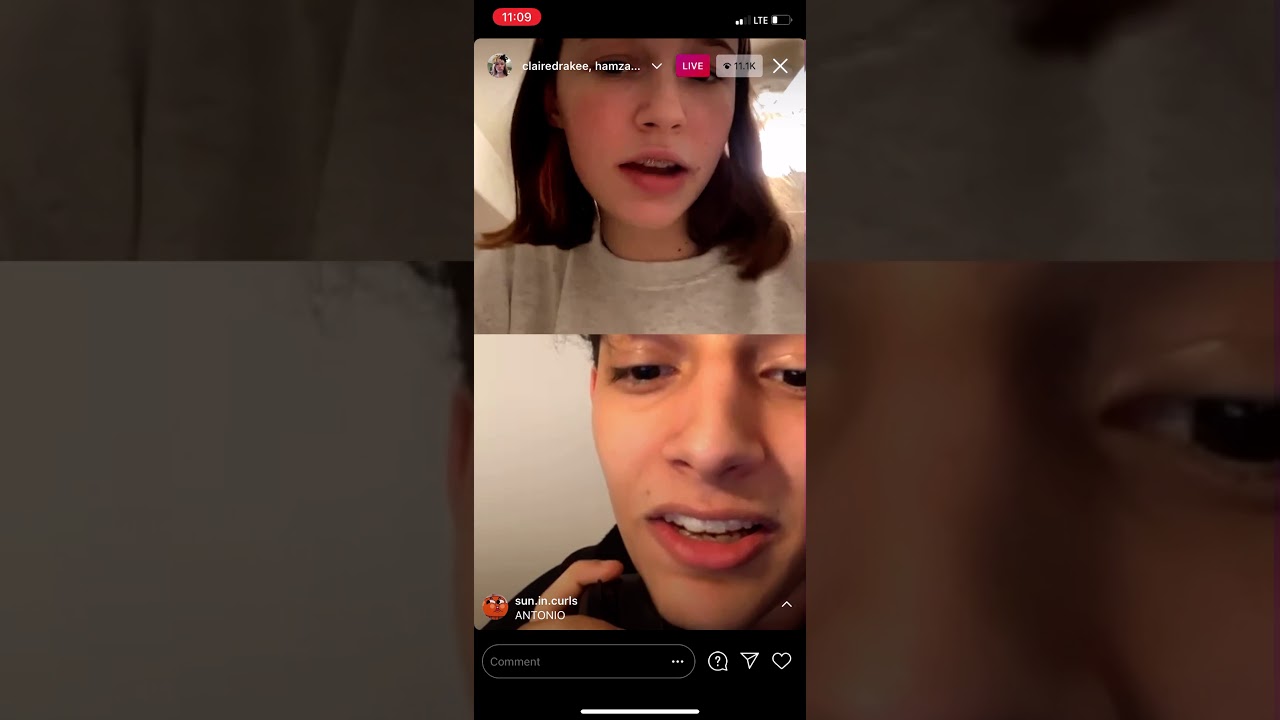 Claire Drake InstaLive 12/6/20