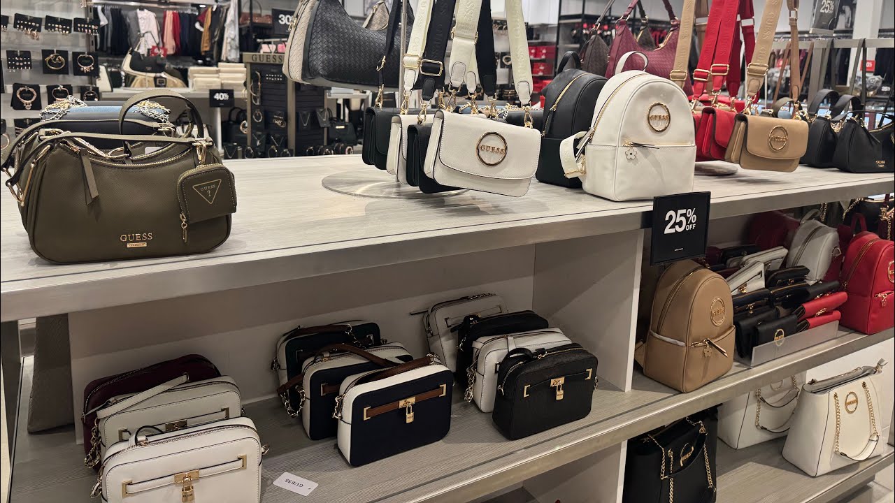 GUESS  OUTLET 🇨🇦 ~BAG~WALLET ~SHOES #shopping #shopwithme 