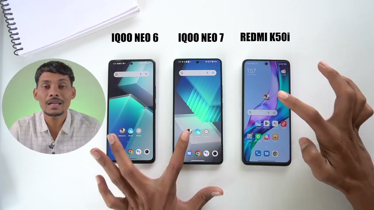 IQOO neo 7 vs IQOO neo 6 vs Redmi K50i Bgmi Test | Who is Real King Of Bgmi....?