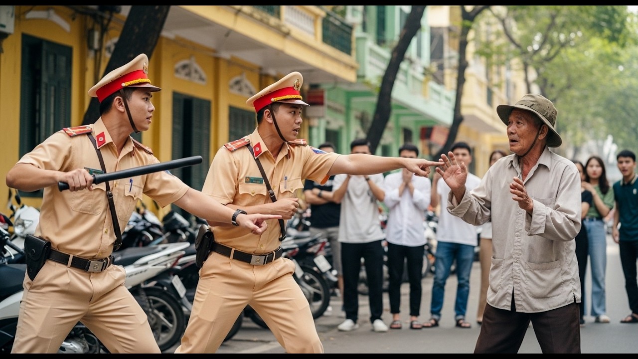 Thiếu Tá CSGT Cười Nhạo Ông Lão Đi Xe Cub Cũ – 5 Phút Sau Bị Cách Chức Ngay Tại Chỗ!