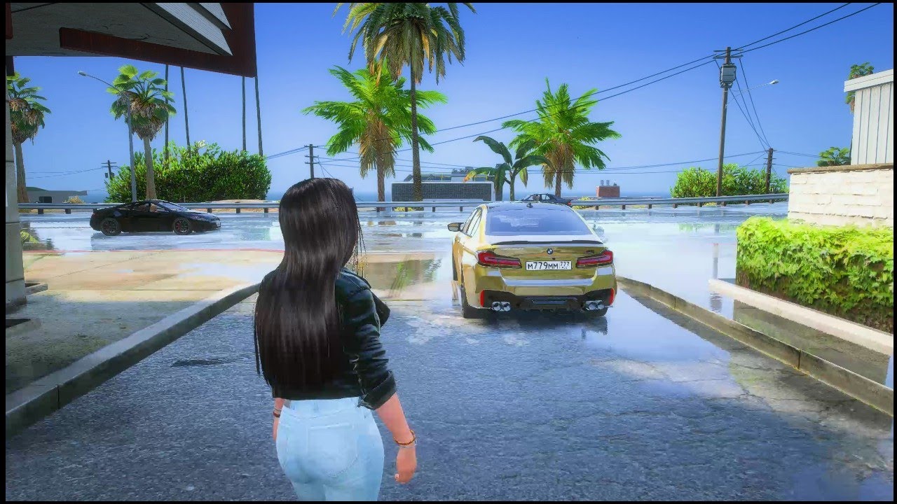 GTA 5 Next Level Graphics QuantV Mod And Realistic Gameplay On RX 6800XT Ultra Settings 1080p60FPS