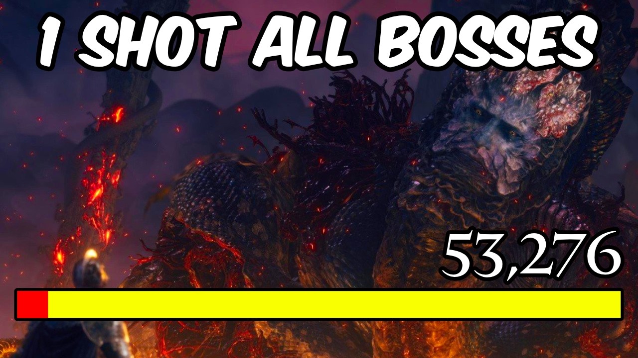 All 207 Elden Ring Bosses in 1 Hit With Melee Weapons