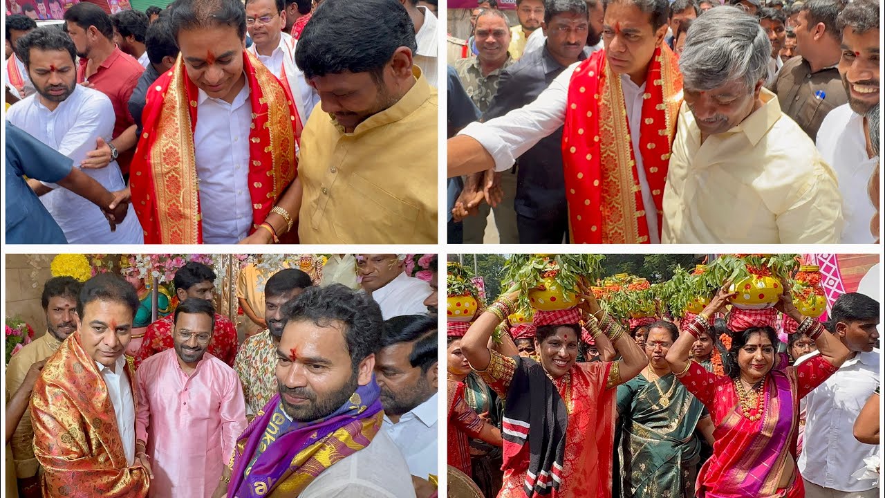 Secunderabad Ujjaini Mahankali Bonalu 2026 | KTR, Padma Rao Goud, SkyLab, Sai, Gaddar