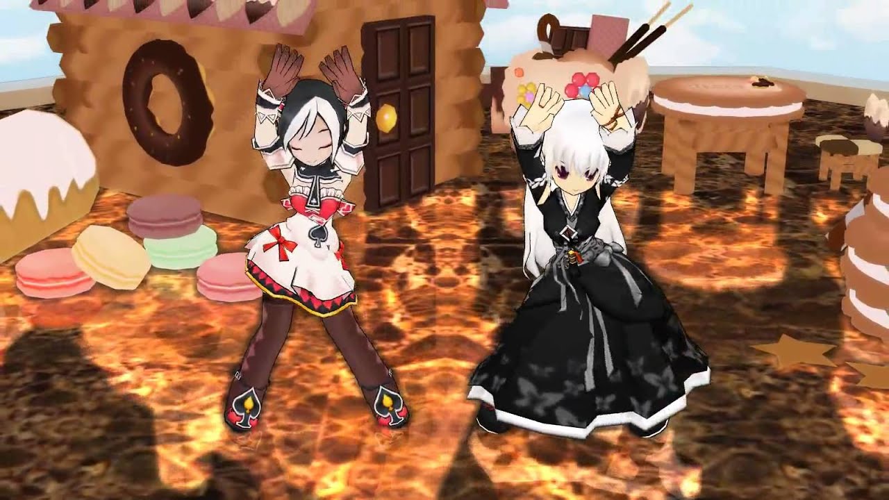 [elsword]ara＆aisha in sweetmagic(by 伏姫)