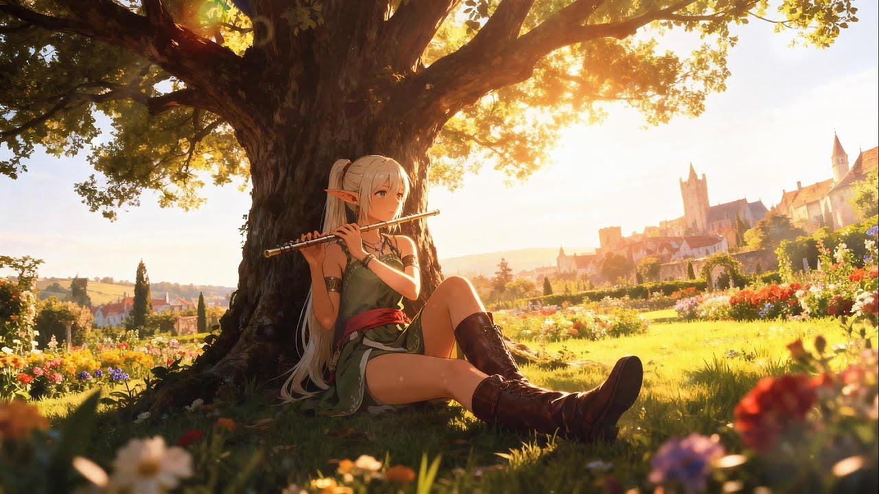 Elven Sunset Dreams – Tranquil Medieval Fantasy Music | Relaxing Medieval Music | Music for Chill