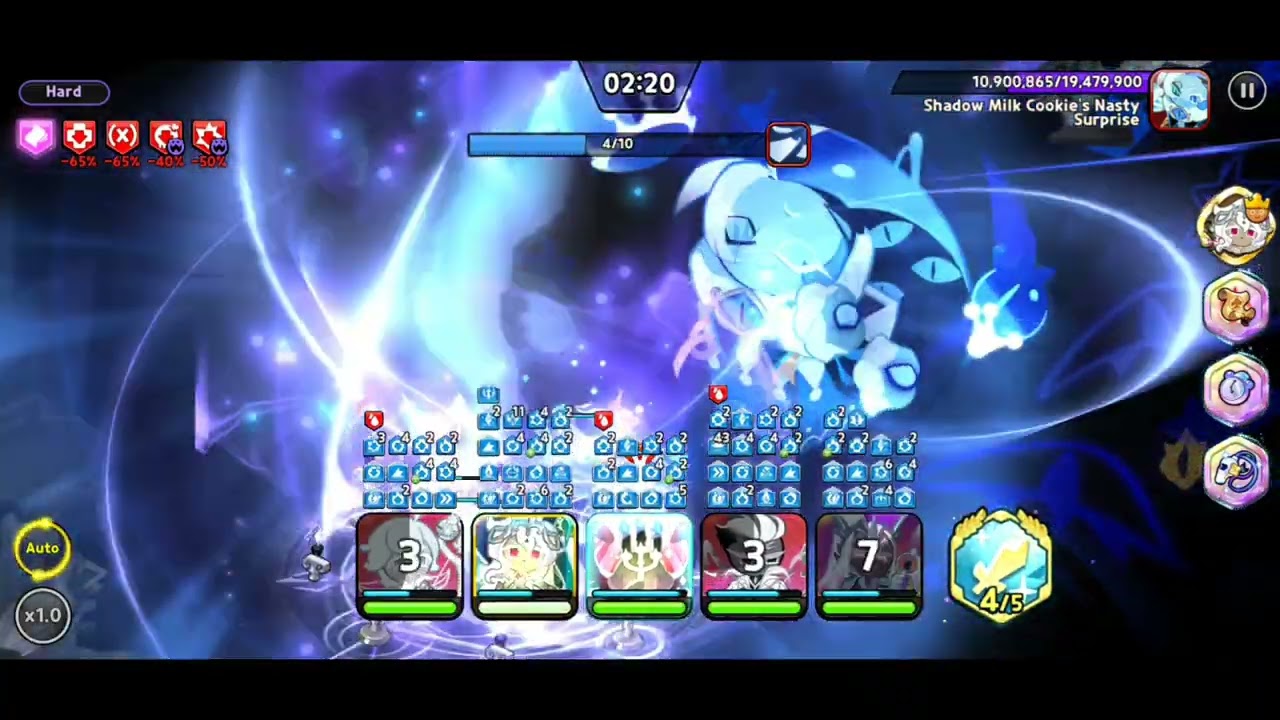 Beast Yeast 2-28 (Decision of Fate) Shadow Milk Cookie Boss Fight (Hard) || Cookie Run Kingdom