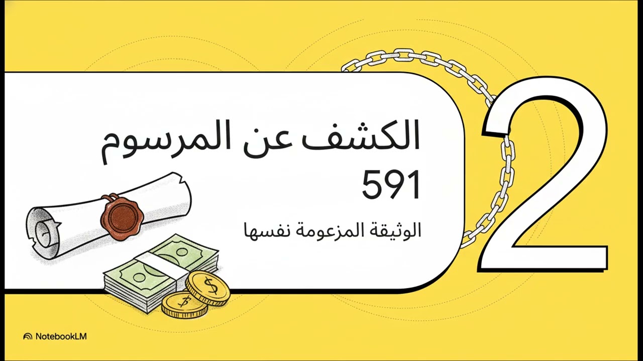 جهاز الظل  تحليل مرسوم 591