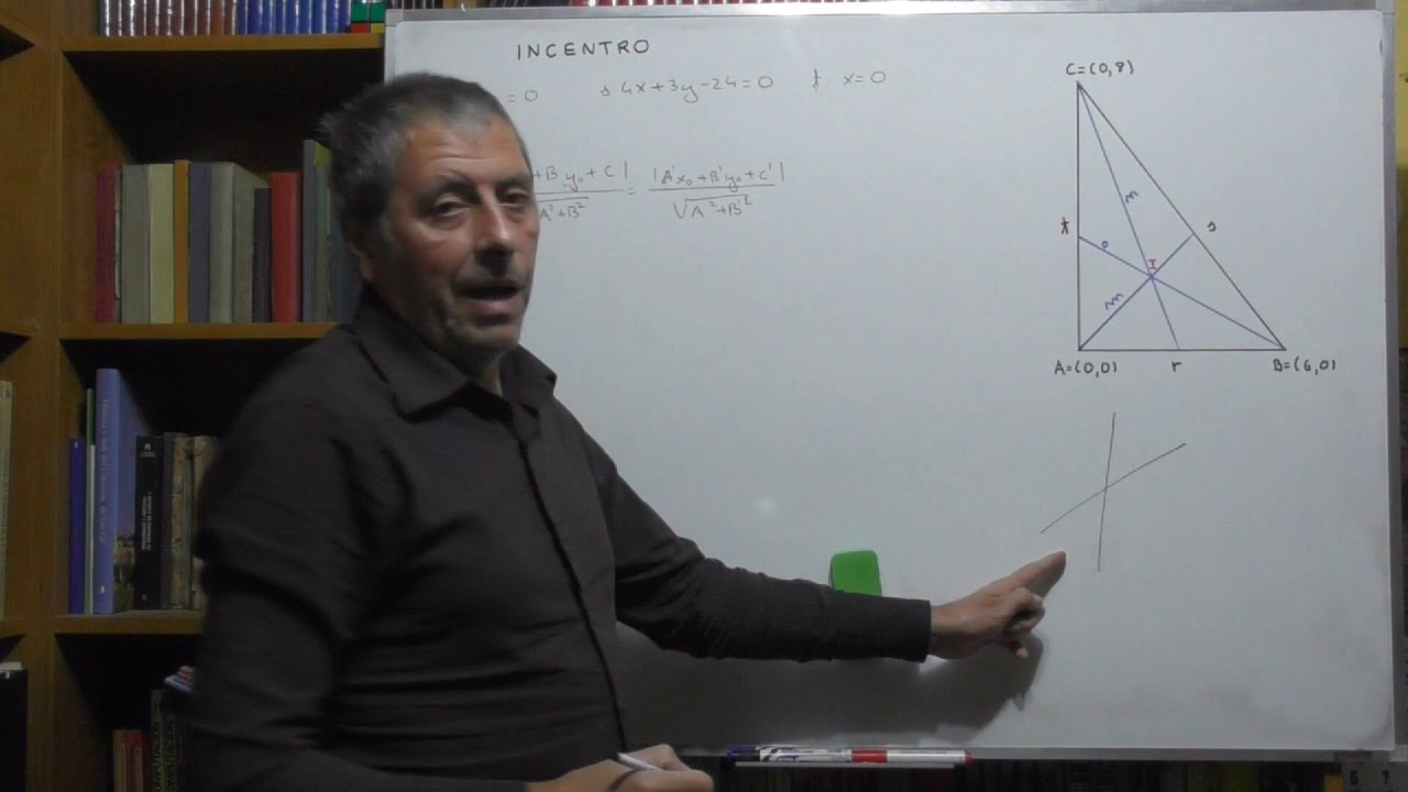 Incentro. Concepto y cálculo de sus coordenadas