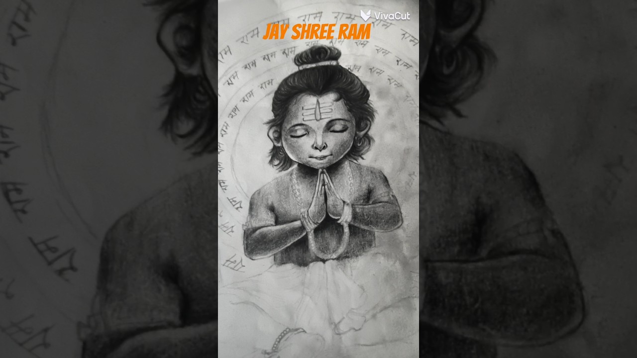 🤗❤️ Hanuman ji Drawing 