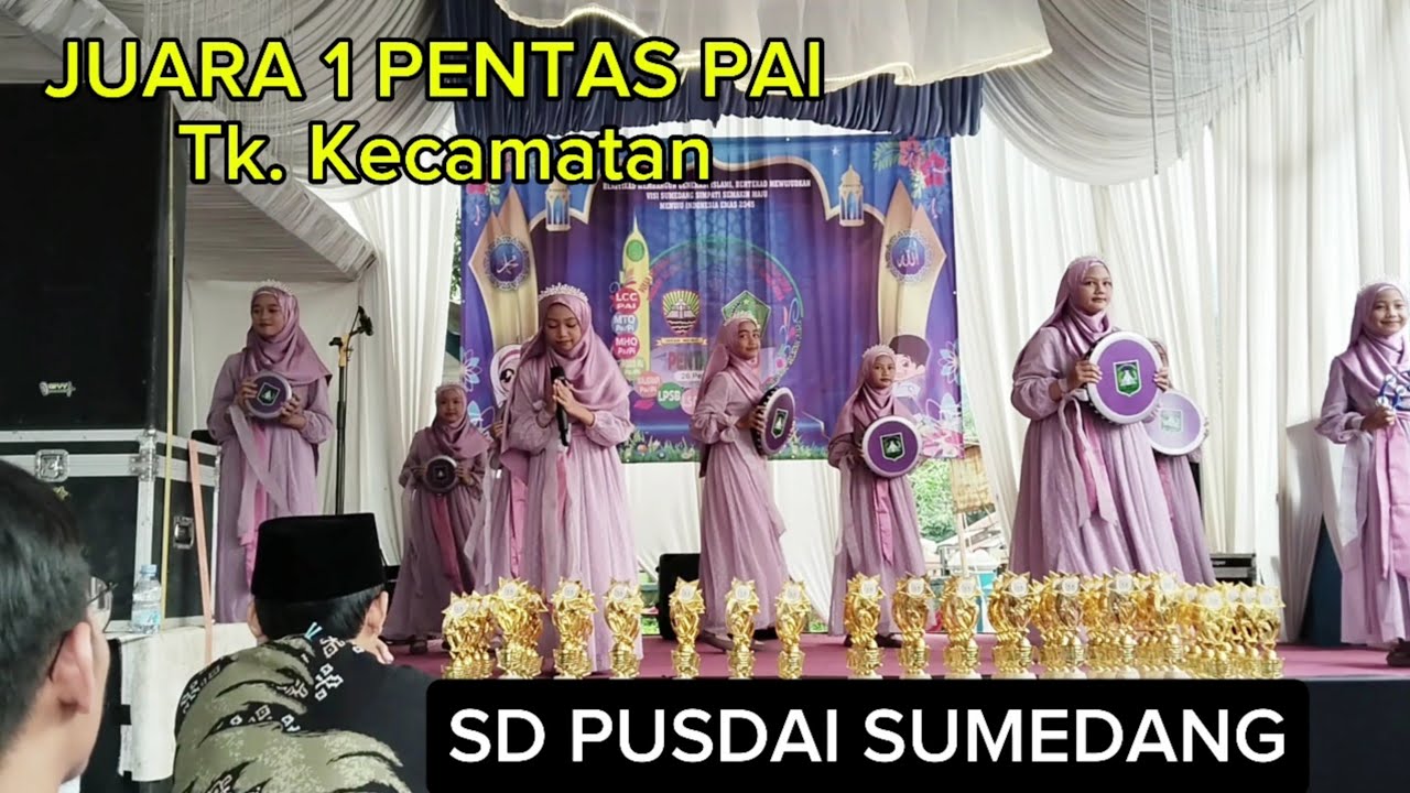 Juara 1 Pentas PAI Tk Kecamatan SD Pusdai Sumedang