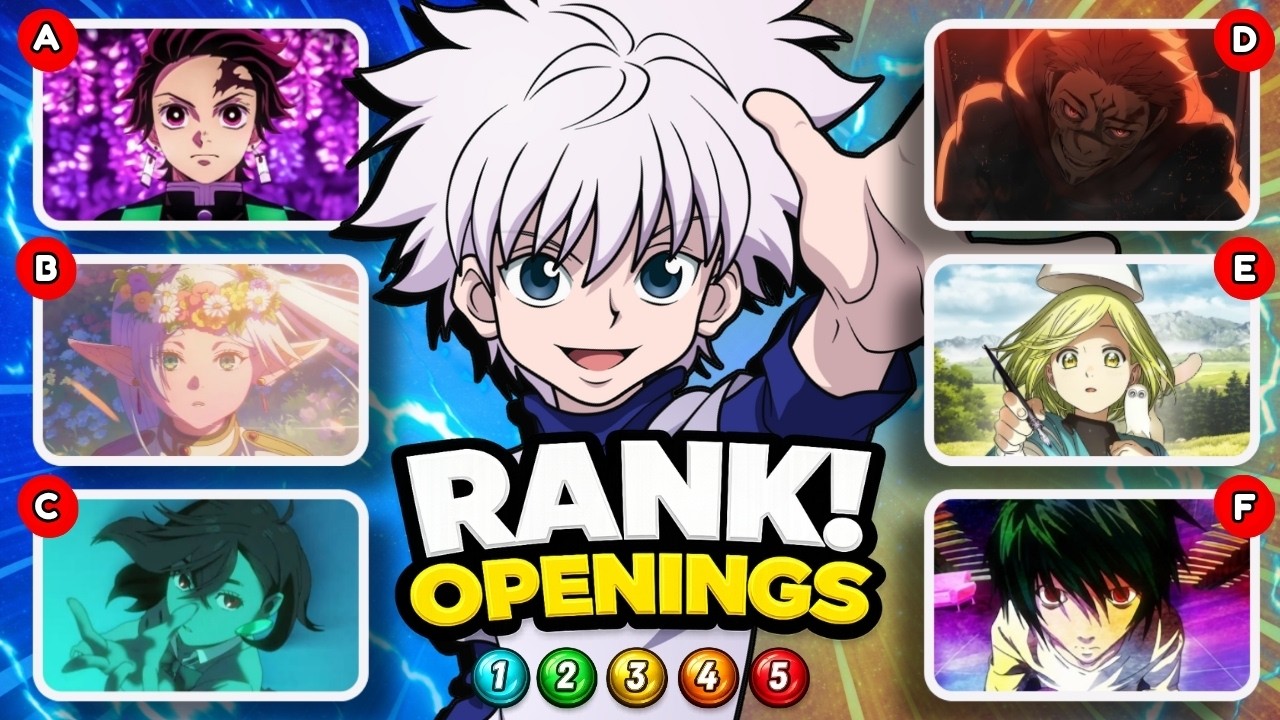 🎵 Rank The Anime Opening Without Knowing The Next One! | Anime Quiz 🔥